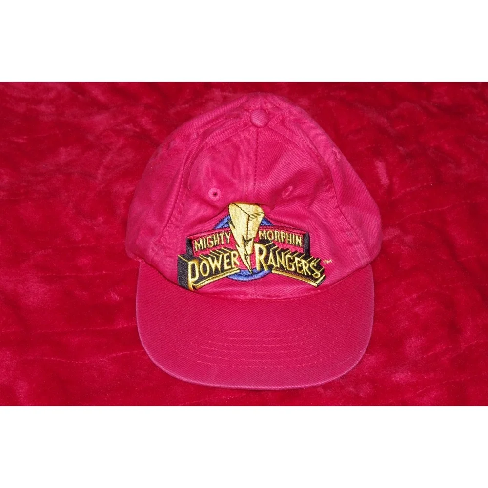 Vintage 1994 Kids Snapback Cap Power Rangers Mighty Morphin Saban Cap, Size 4-7X